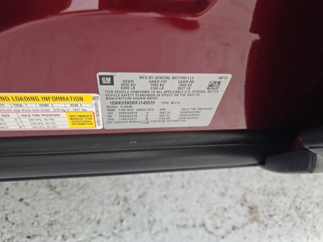 Used 2015 CRIMSON RED TINTCOAT GMC SLT image 15