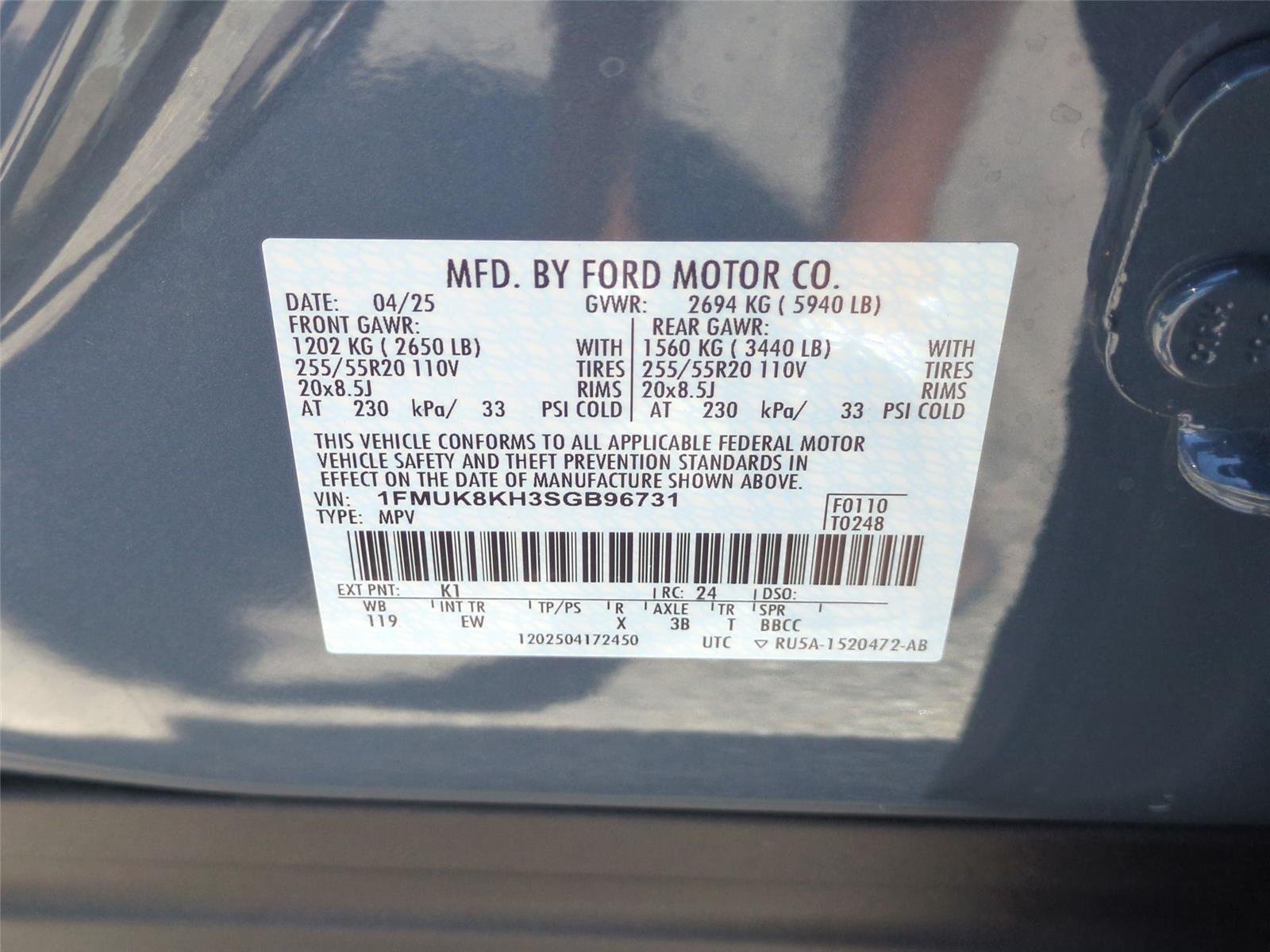 Used 2025 Vapor Blue Ford ST-Line image 42
