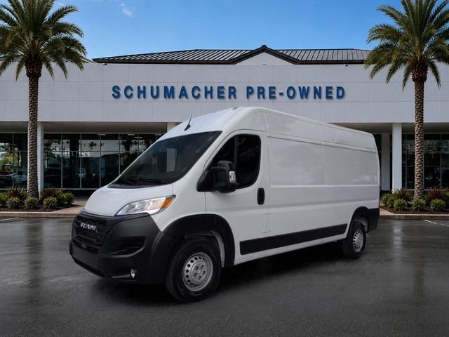 Used 2025 Bright White Clearcoat Ram High Roof image 3