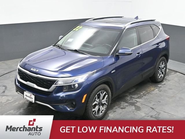 Used 2022 Blue Kia EX image 22