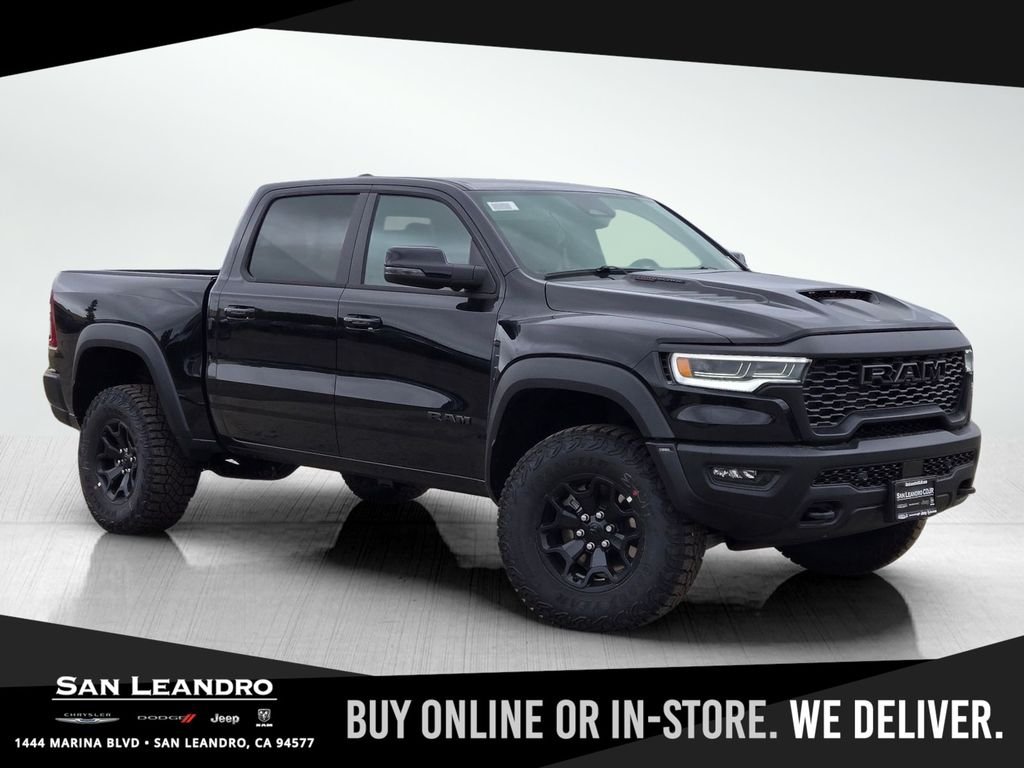 New 2026 Diamond Black Crystal Pearl-Coat Exterior Paint RAM RHO image 1