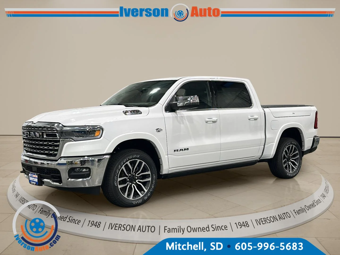 New 2027 Bright White Clear-Coat Exterior Paint RAM Longhorn image 3