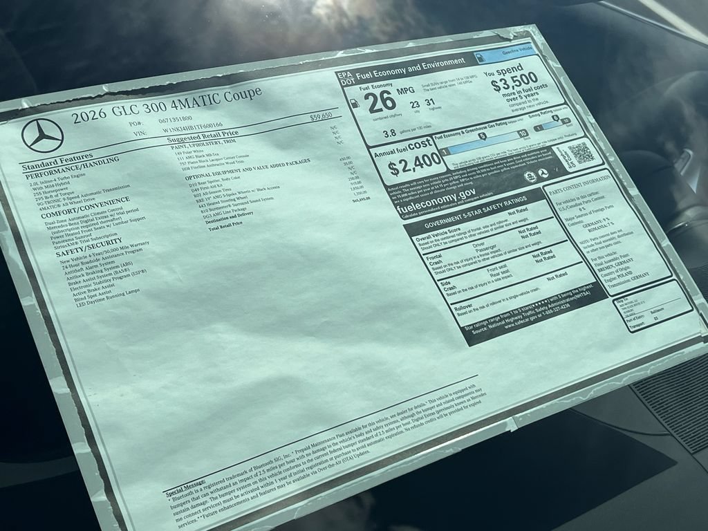 New 2026 Polar White Mercedes-Benz GLC 300 image 74