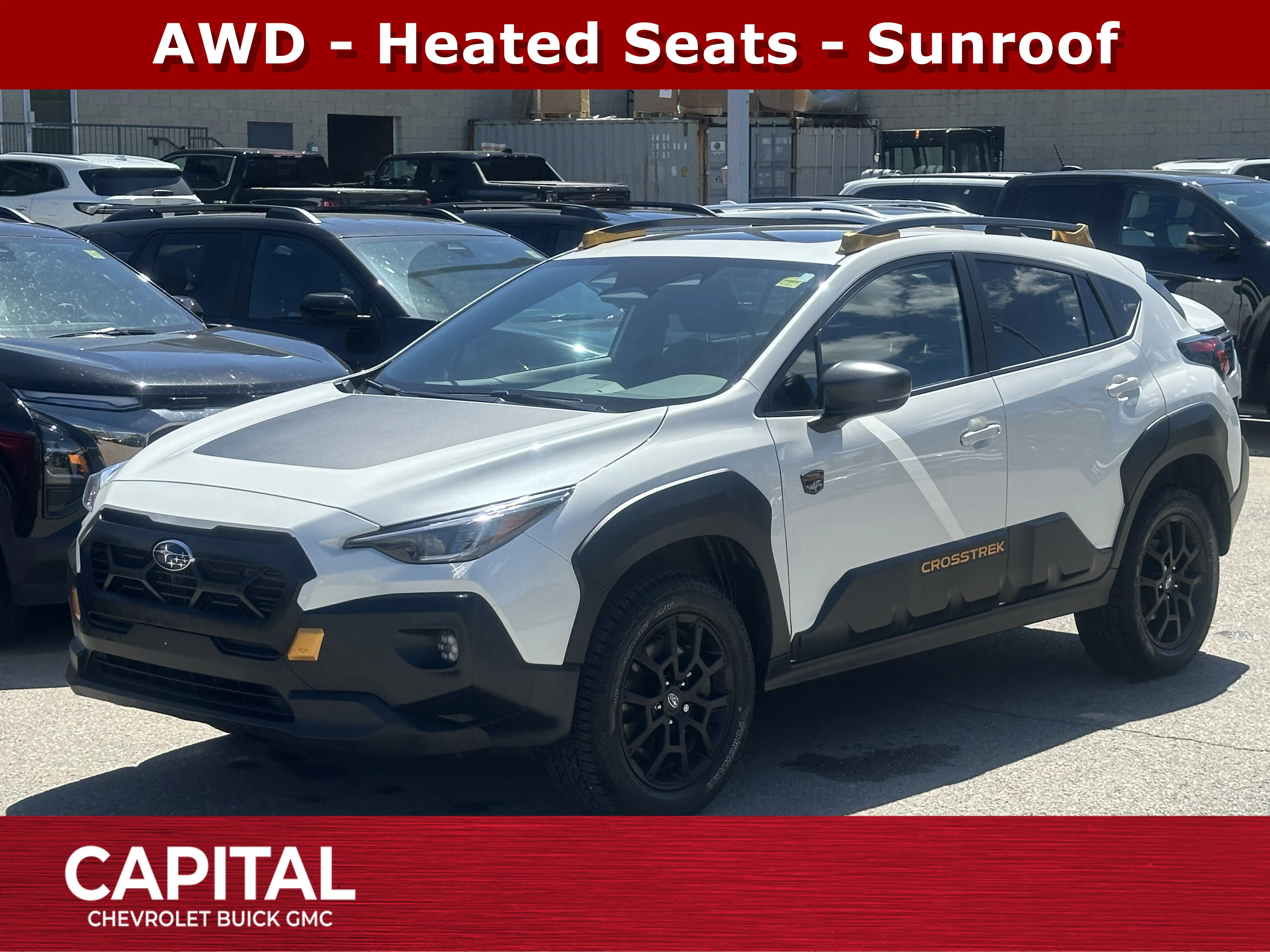 Certified Used 2024 White Subaru Wilderness image 1