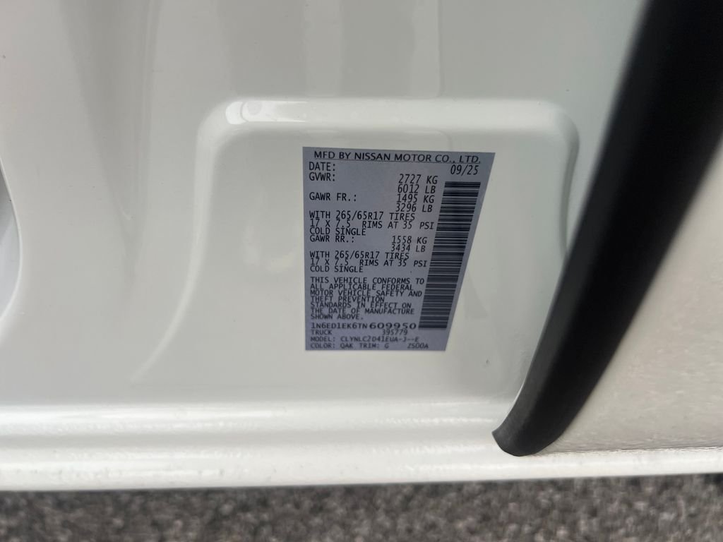 New 2026 White Nissan SV image 29