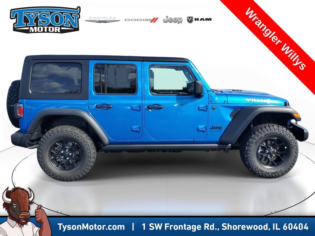 New 2026 Hydro Blue Pearlcoat Jeep Willys image 4