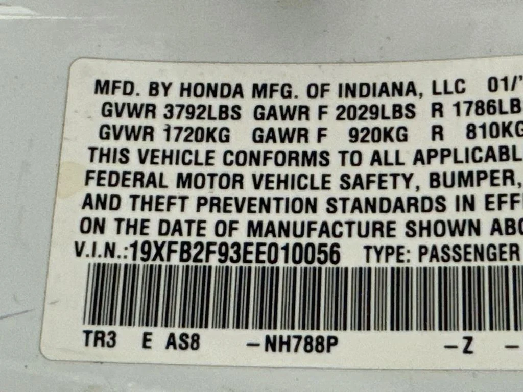 Used 2014 White Honda EX-L image 40