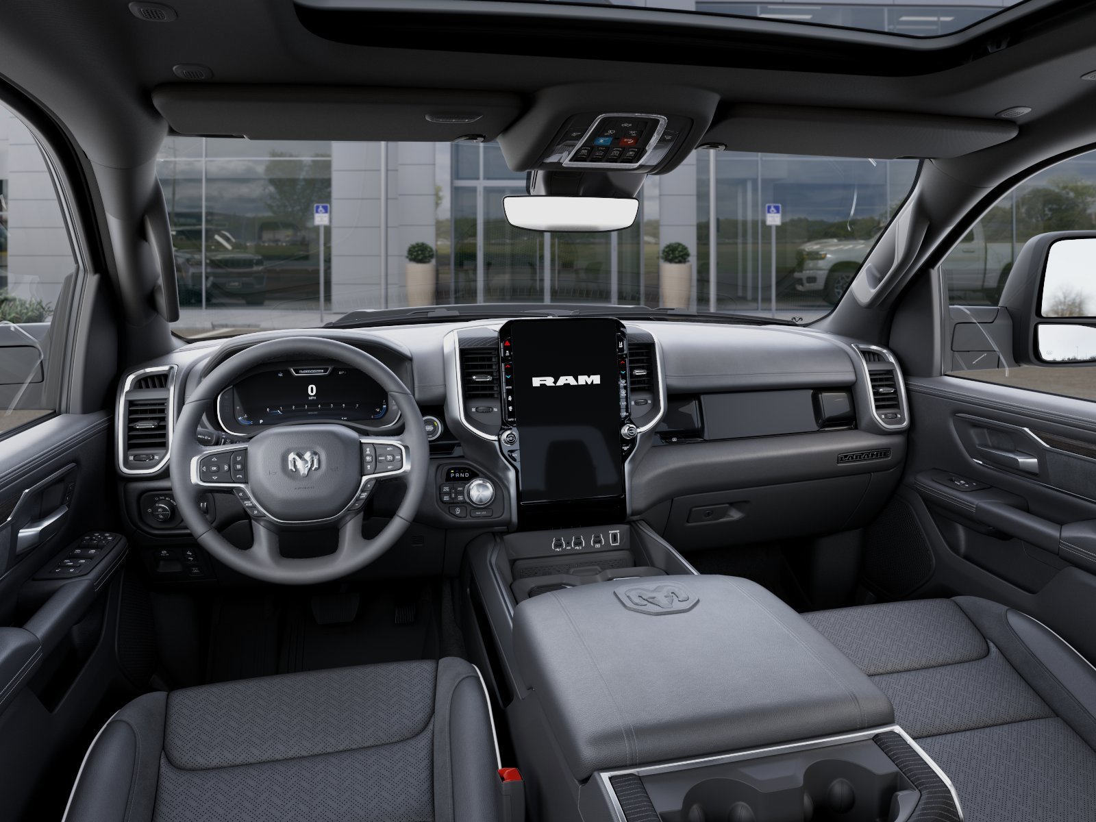 New 2026 Granite Crystal Metallic Clear-Coat Exterior Paint RAM Laramie image 14