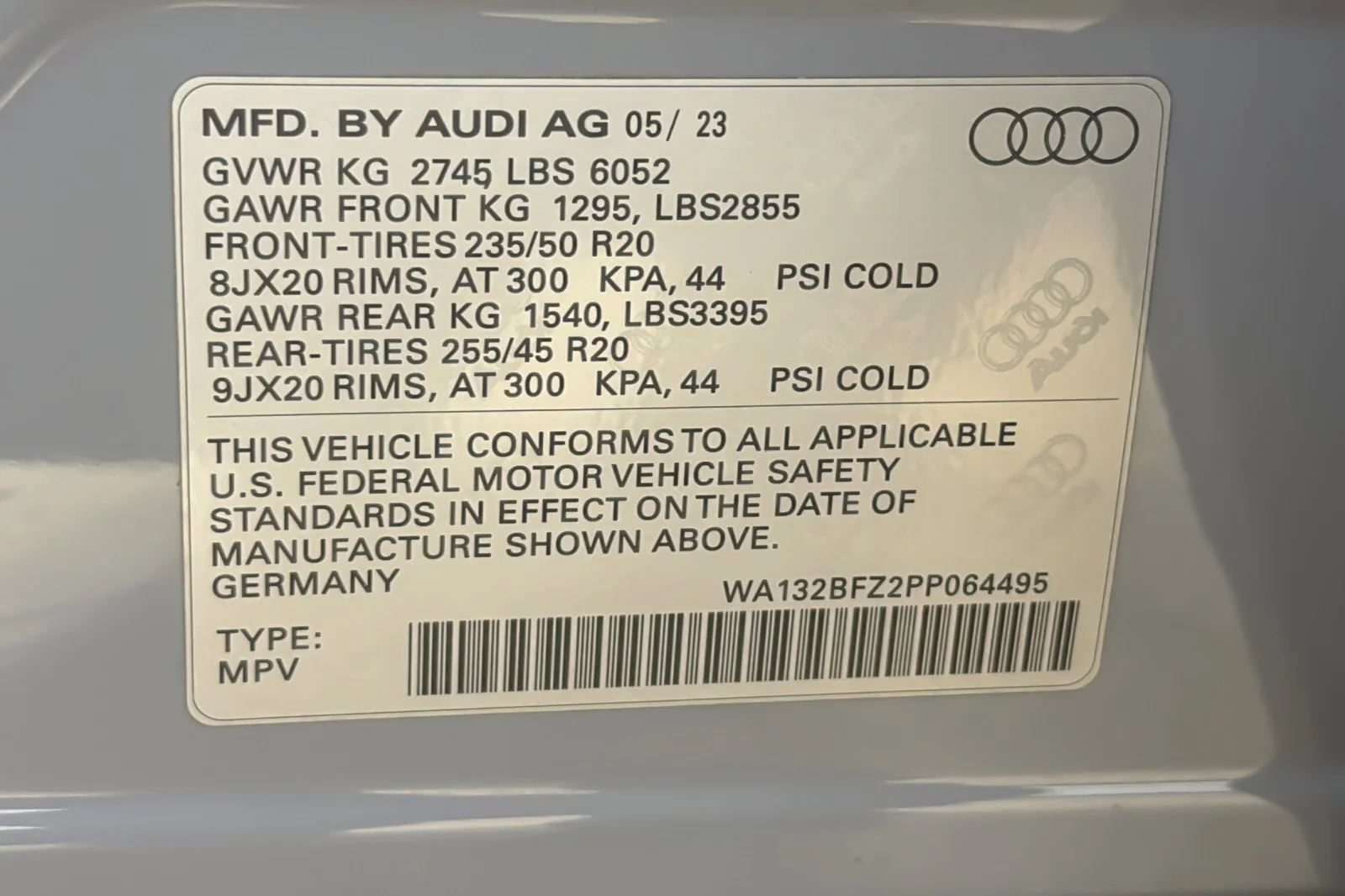 Certified Used 2023 Pebble Gray Audi Premium Plus 50 quattro image 28