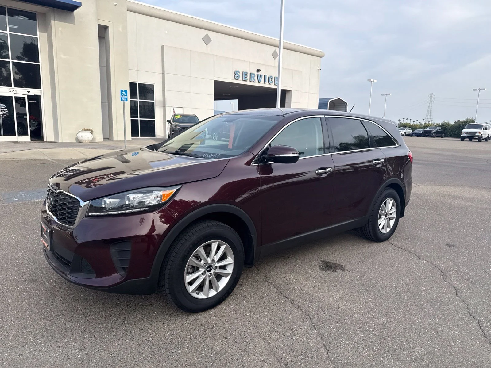 Used 2019 Purple Kia LX image 7