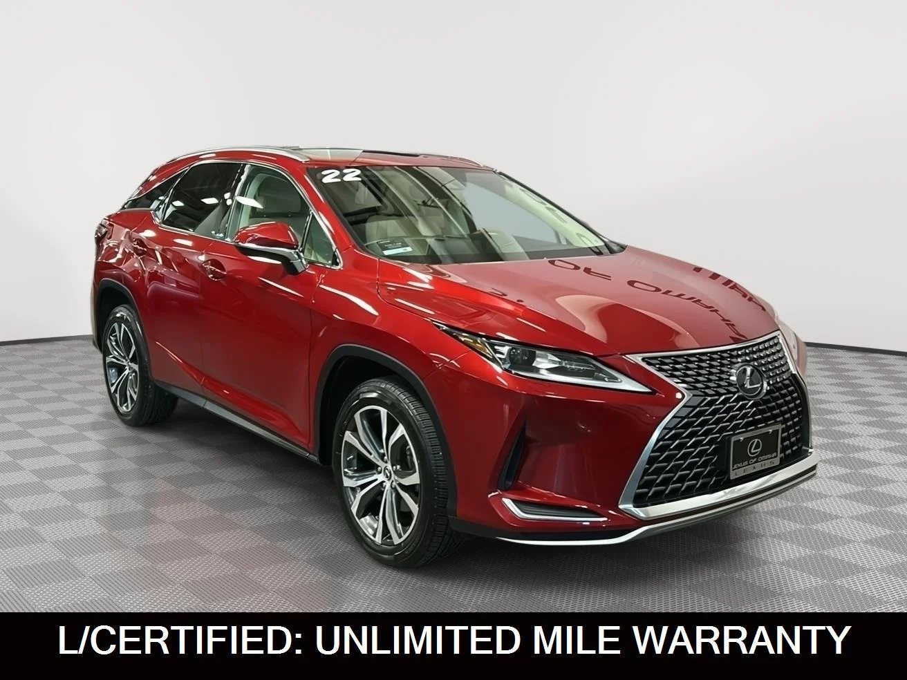 Certified Used 2022 Matador Red Mica Lexus Premium image 1