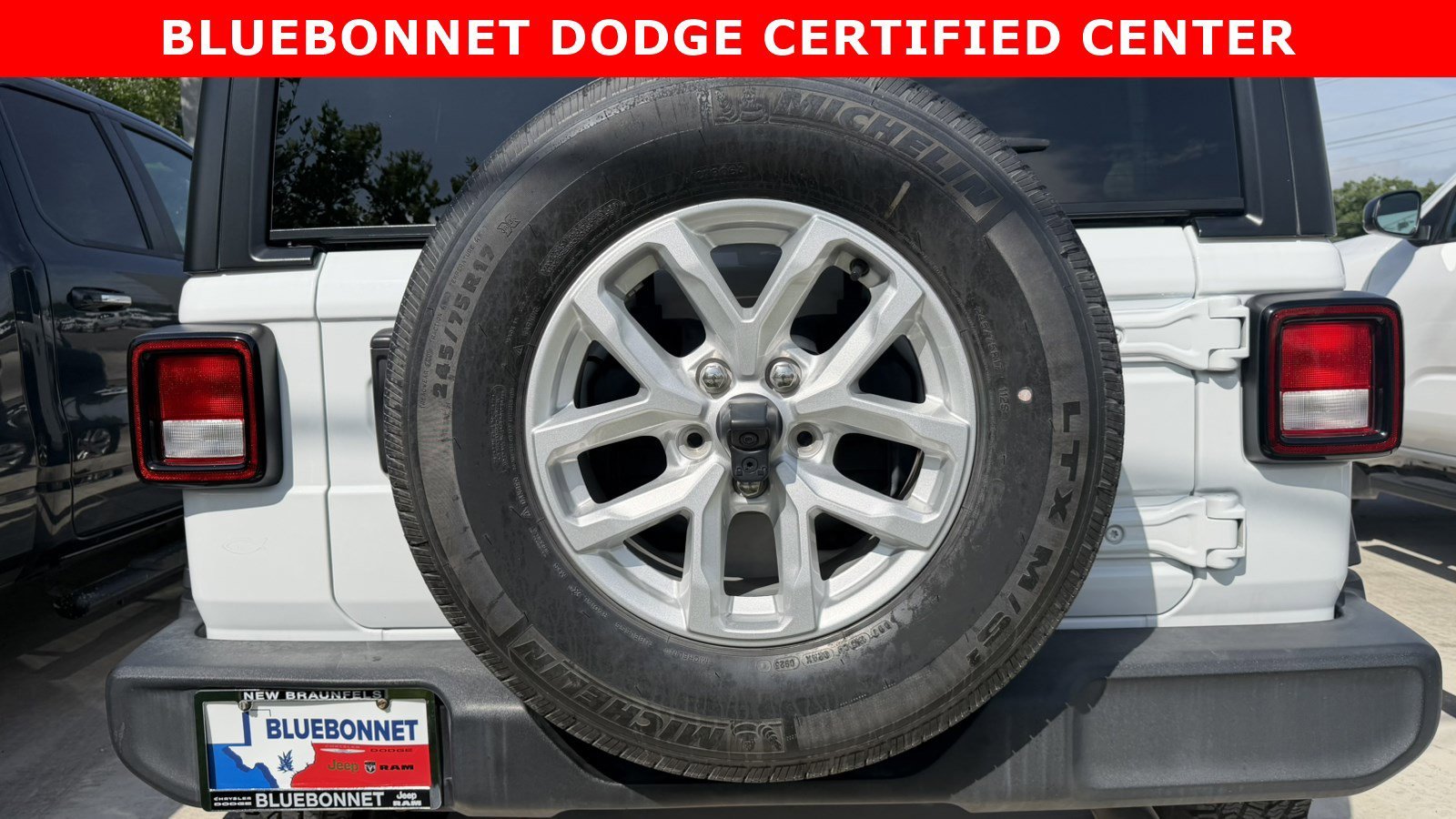 Certified Used 2023 Bright White Clearcoat Jeep Sport S image 7
