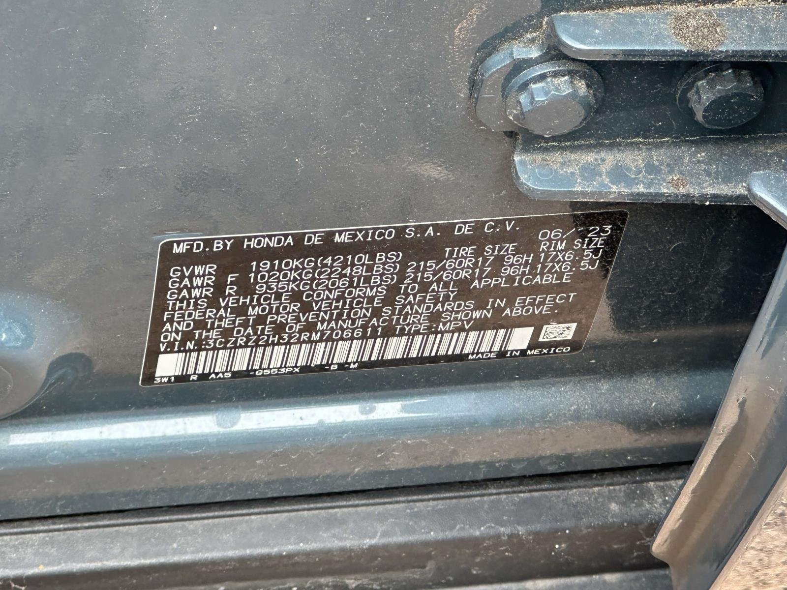 2024 Honda HR-V LX - Photo 16