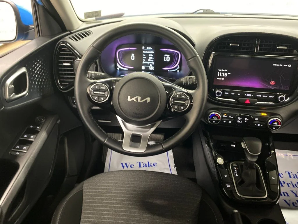 Used 2025 Surf Blue Kia EX image 14