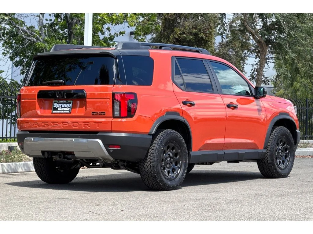 New 2026 Sunset Orange Honda TrailSport Blackout image 4