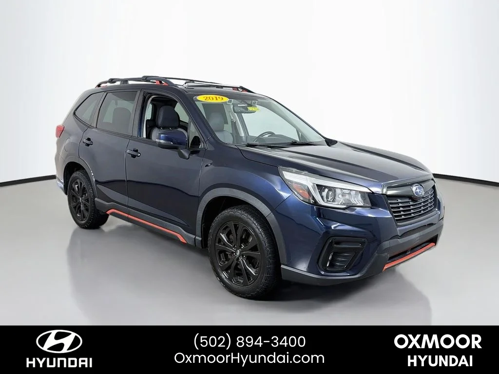 Used 2019 Dark Blue Pearl Subaru Sport image 1