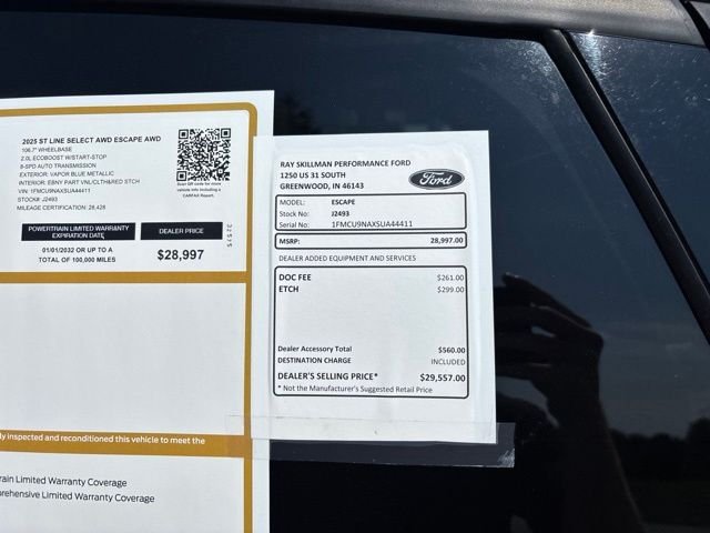 Used 2025 Blue Ford ST-Line Select image 3