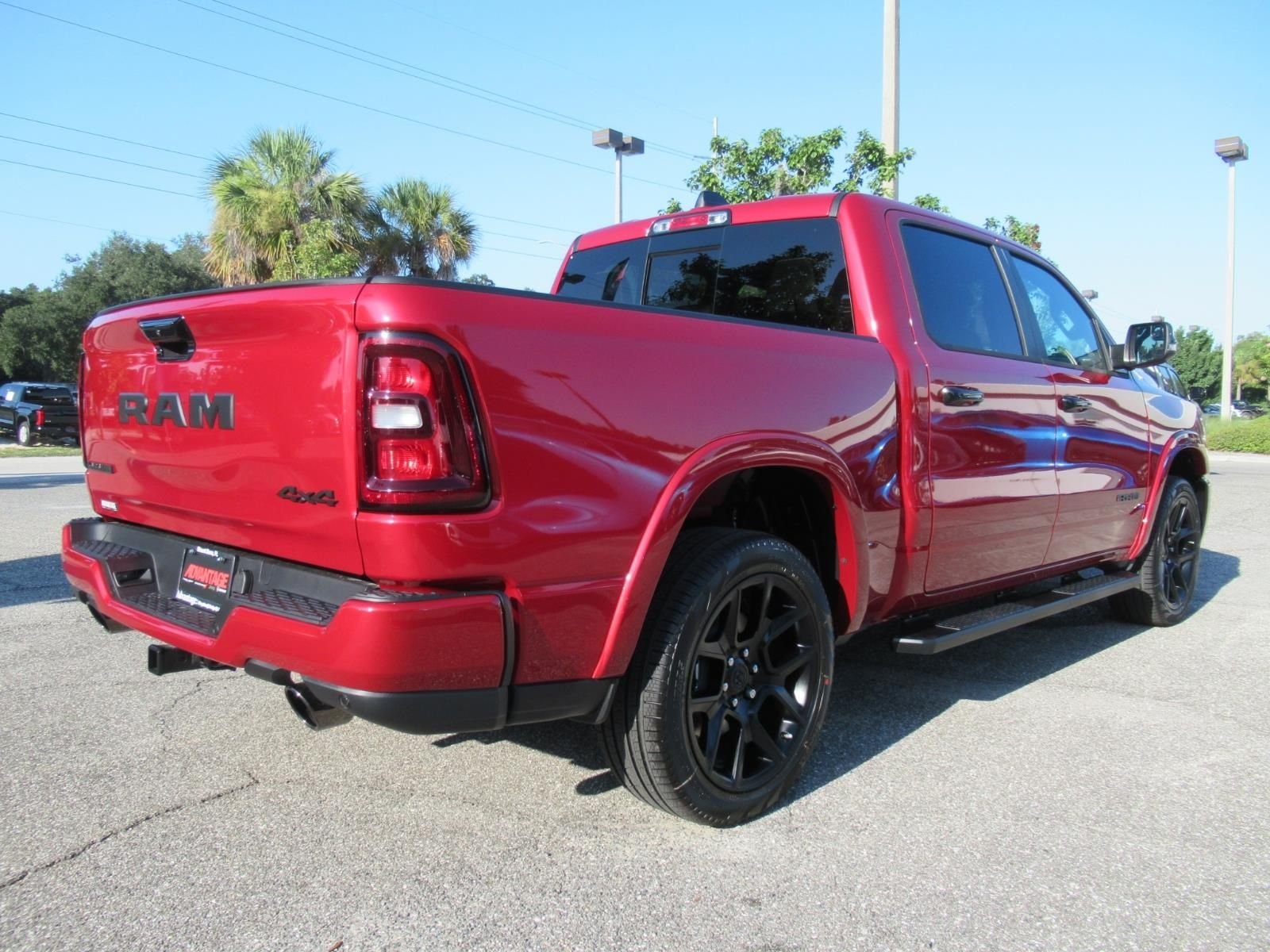 New 2026 Molten Red Pearl-Coat Exterior Paint RAM Laramie image 7