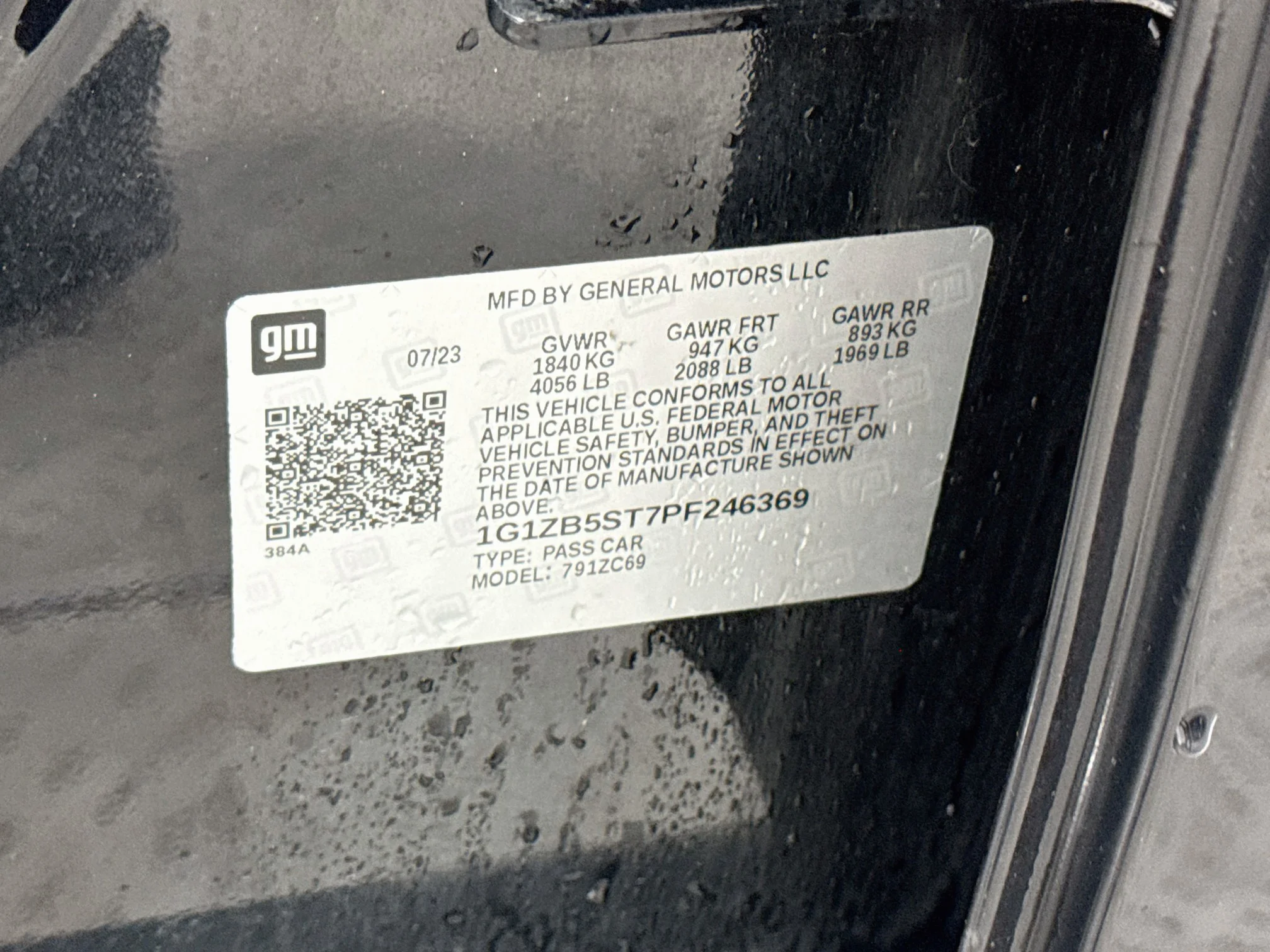 Used 2023 Mosaic Black Metallic Chevrolet LS image 29