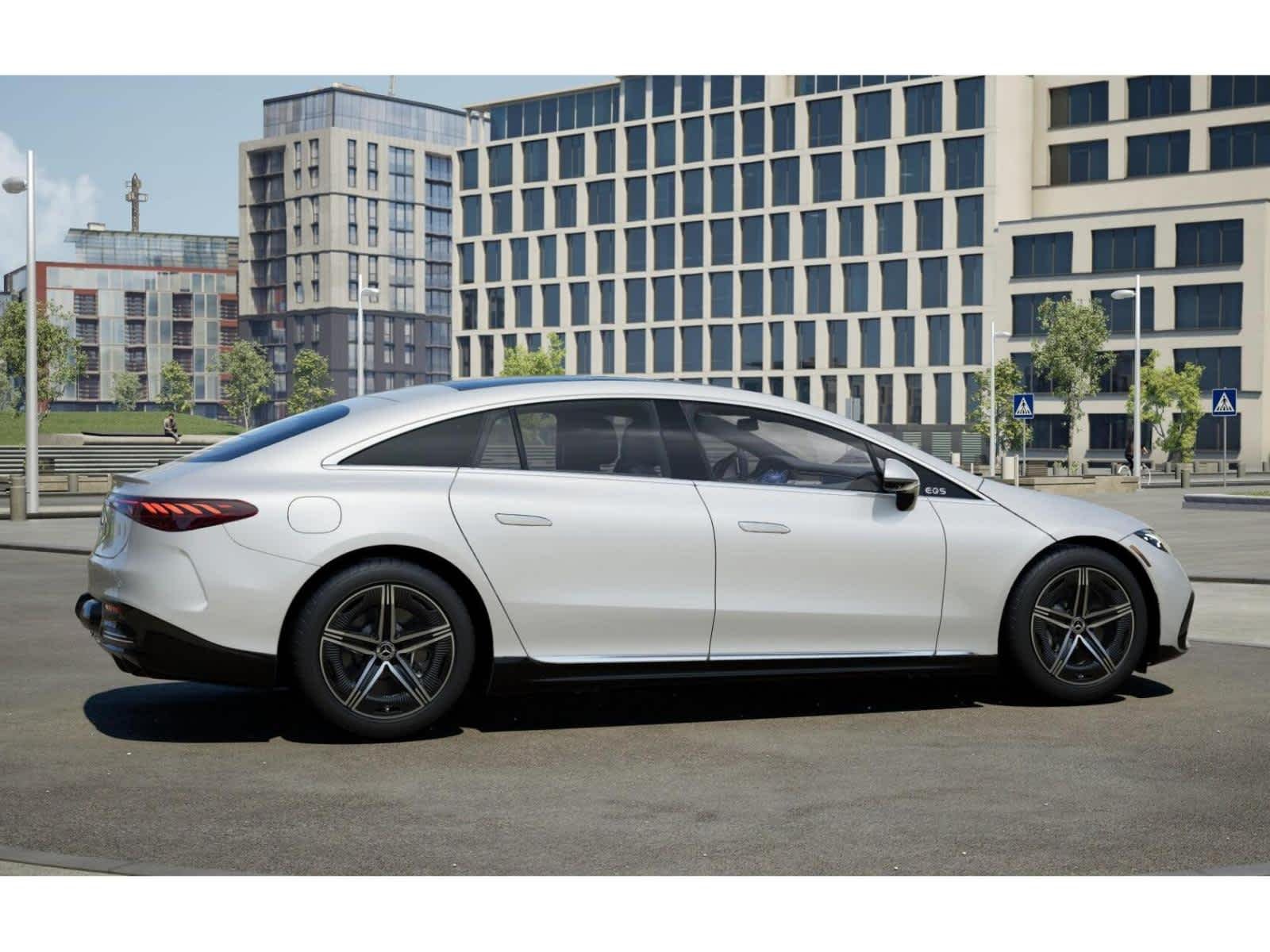 New 2026 MANUFAKTUR Moonlight White Metallic Mercedes-Benz EQS 450+ image 16