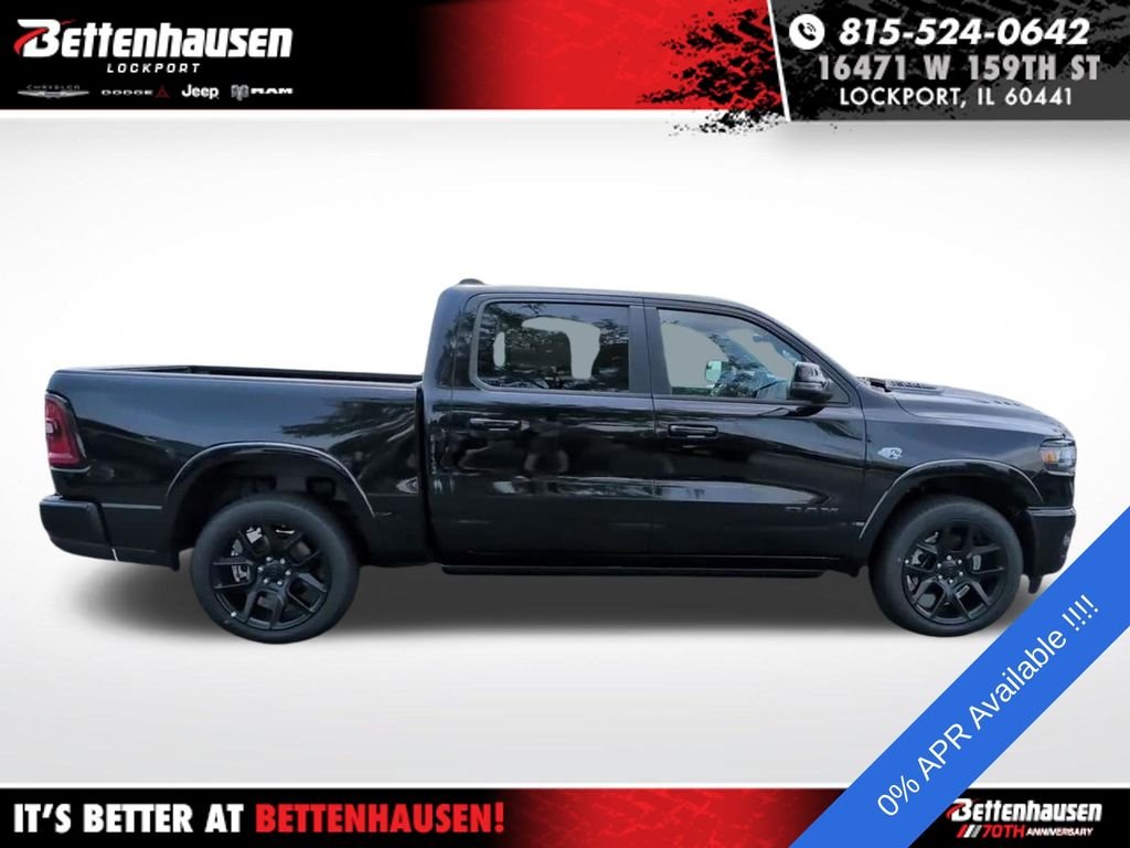 New 2026 Diamond Black Crystal Pearl-Coat Exterior Paint RAM Laramie image 4