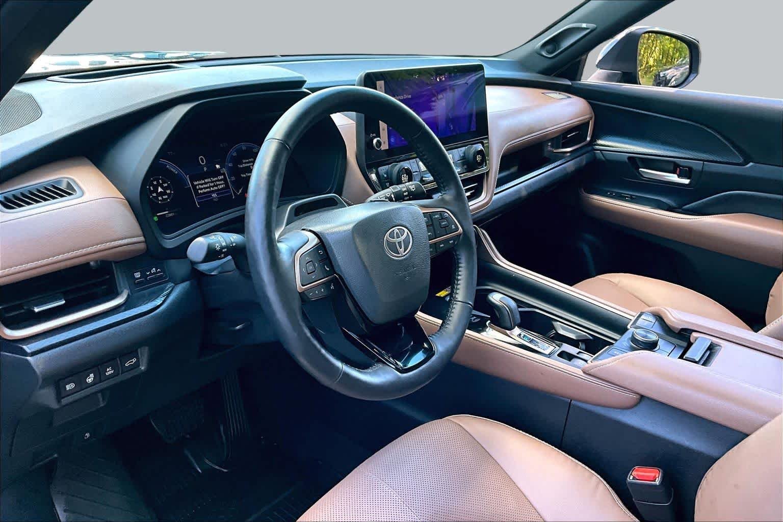 Used 2025 Midnight Black Metallic Toyota Hybrid MAX Platinum image 17