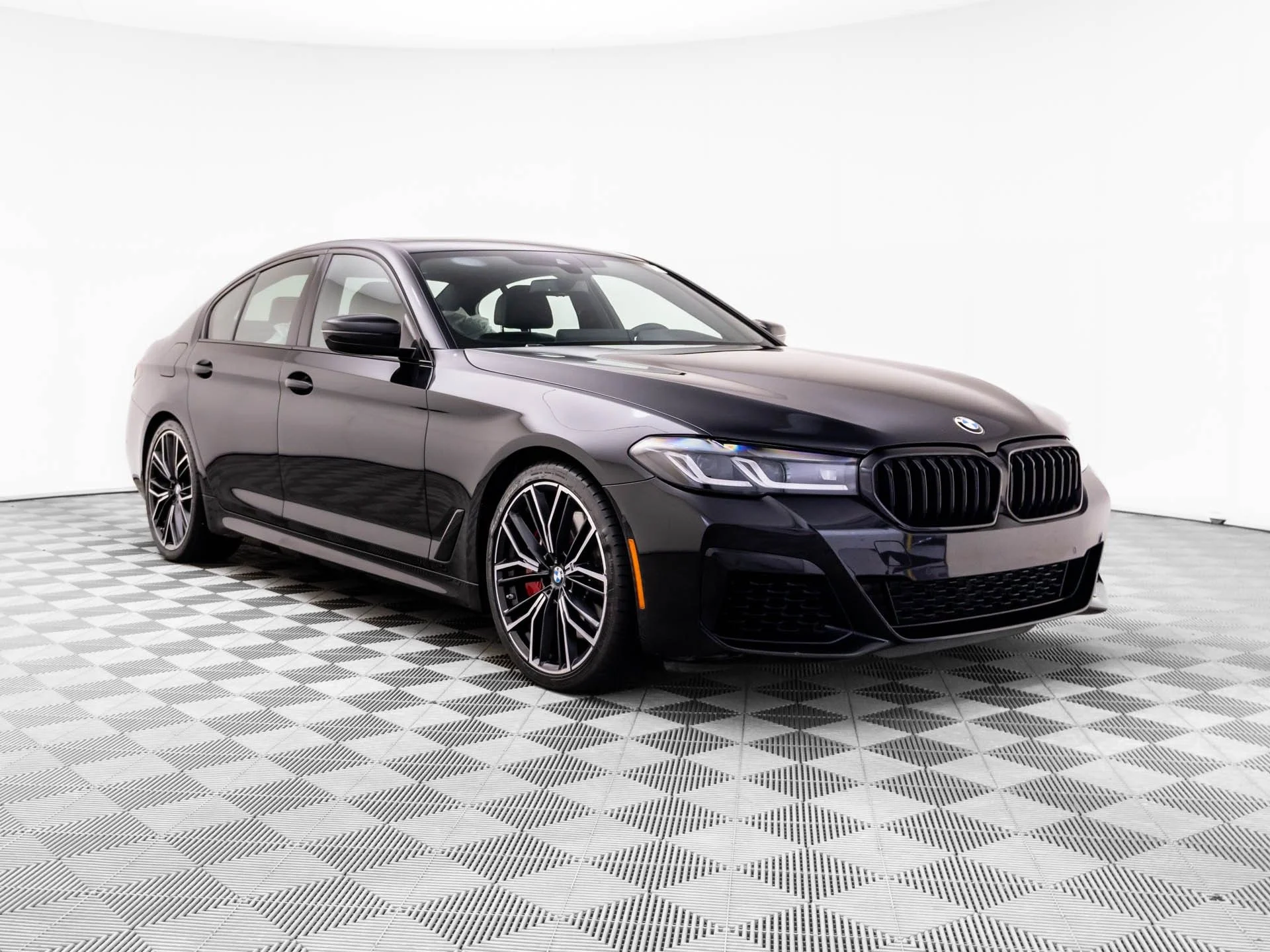Certified Used 2023 Black BMW M550i xDrive image 8