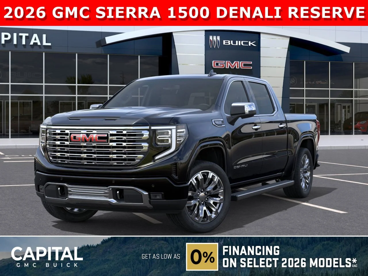 New 2026 ONYX BLACK GMC Denali image 1