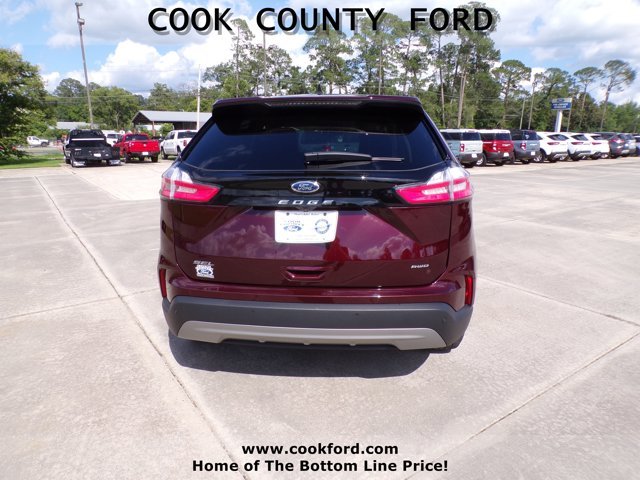 Used 2024 Burgundy Velvet Metallic Tinted Clearcoat Ford SEL image 10