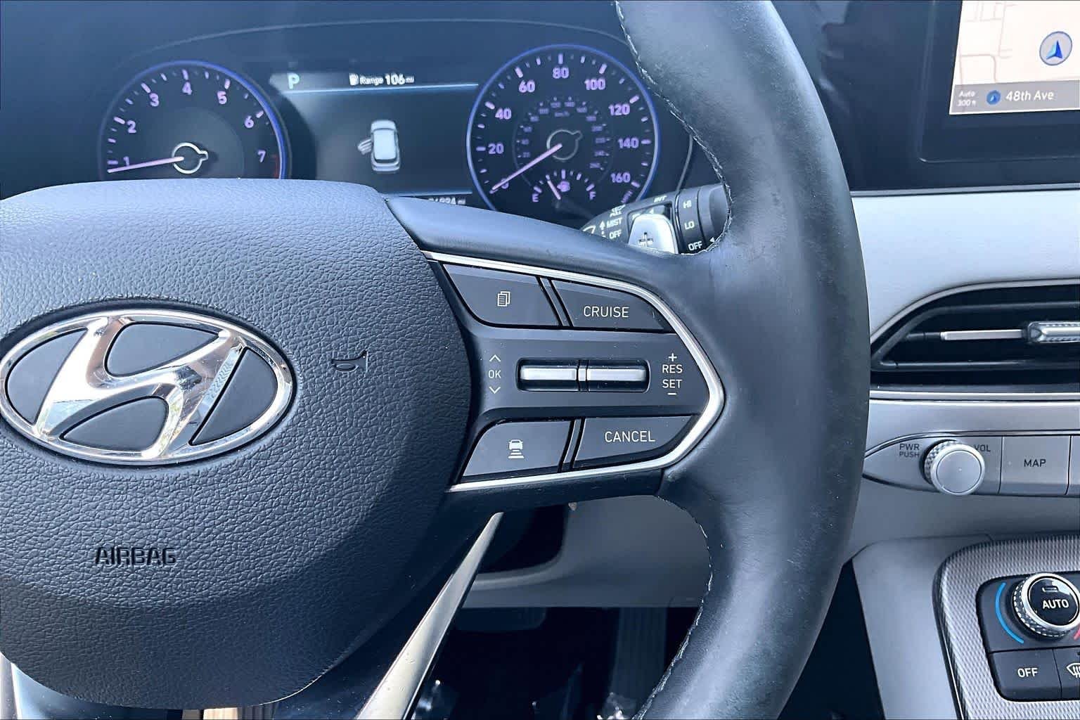 Used 2021 Sierra Burgundy Hyundai SEL image 25