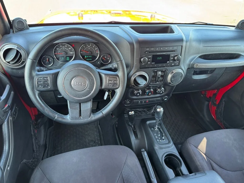 Used 2014 Red Jeep Unlimited Sport image 11