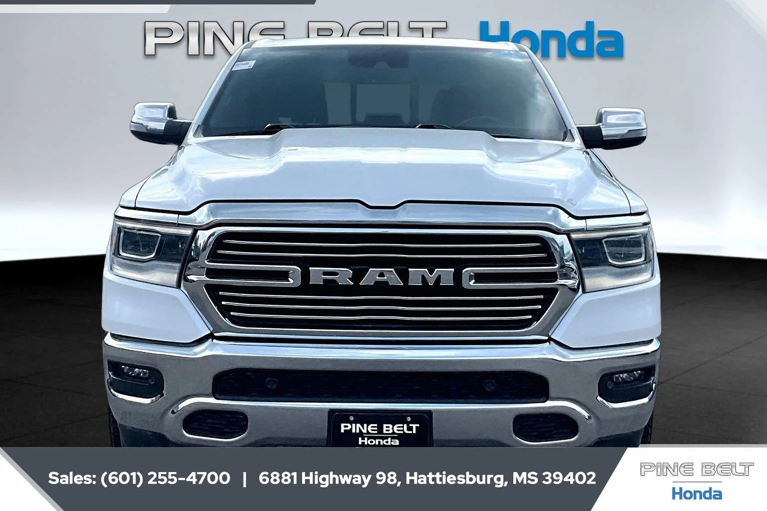 Used 2023 Ivory White Tri-Coat Pearlcoat Ram Laramie image 3