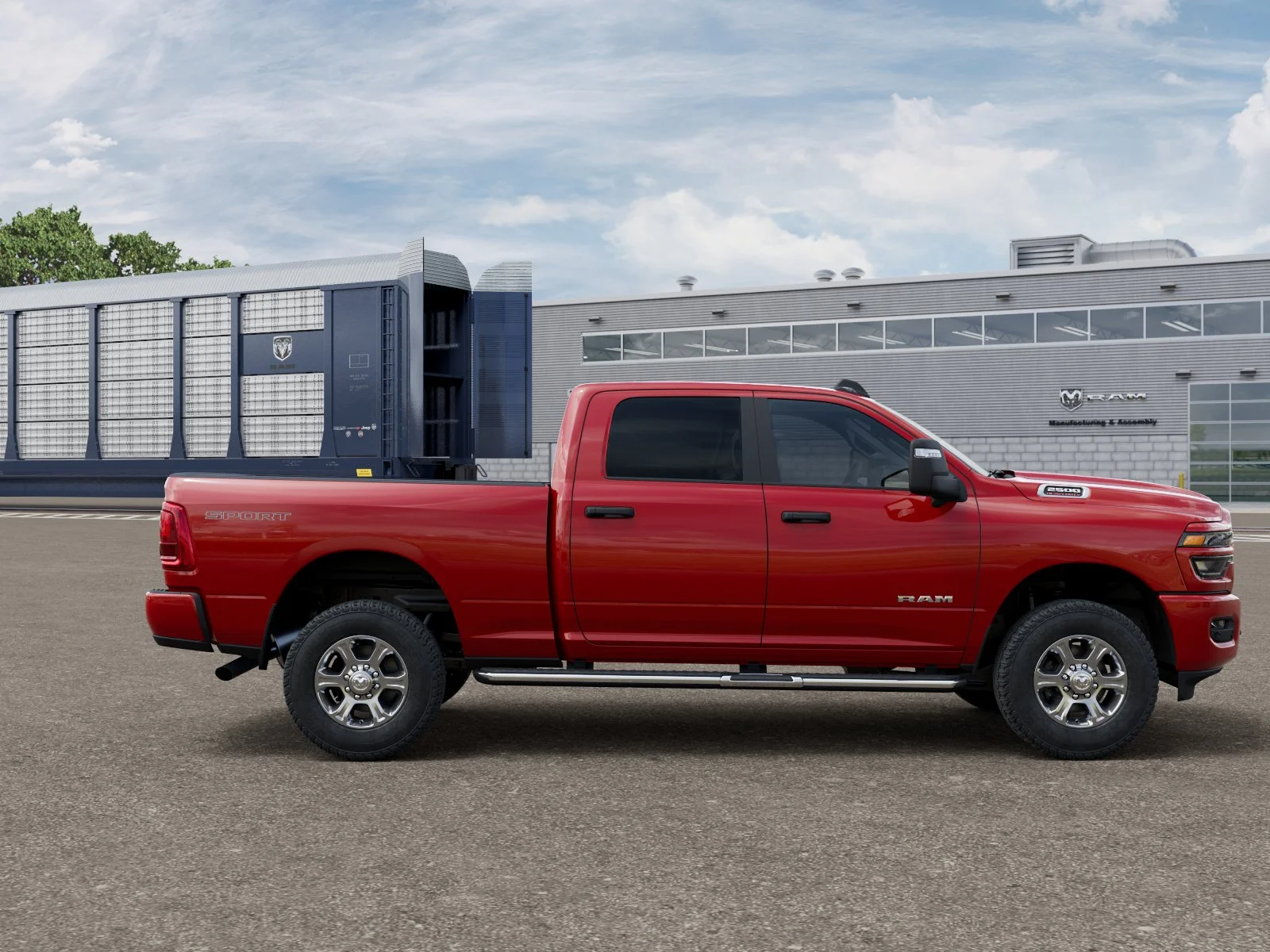 New 2026 Flame Red Clear-Coat Exterior Paint RAM BIG HORN image 12
