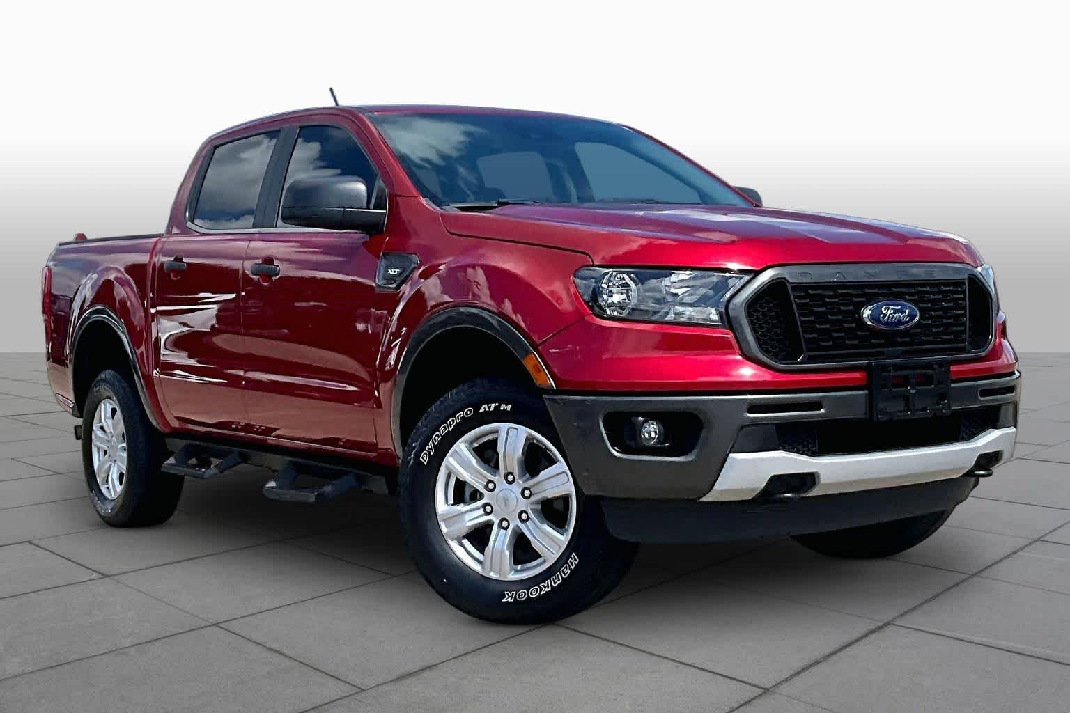 Used 2020 Rapid Red Metallic Tinted Clearcoat Ford XLT image 3