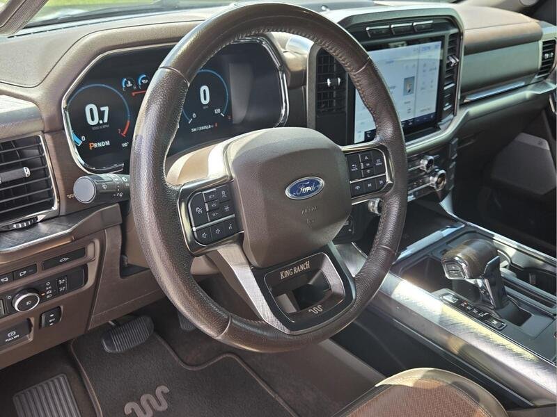 Used 2021 Agate Black Metallic FORD KING RANCH 4WD SUPERCREW 5.5