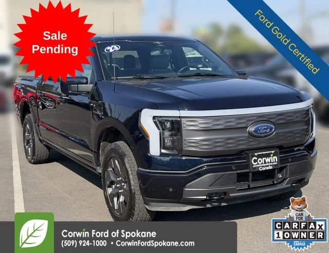 Certified Used 2023 Antimatter Blue Metallic Ford Lariat image 1