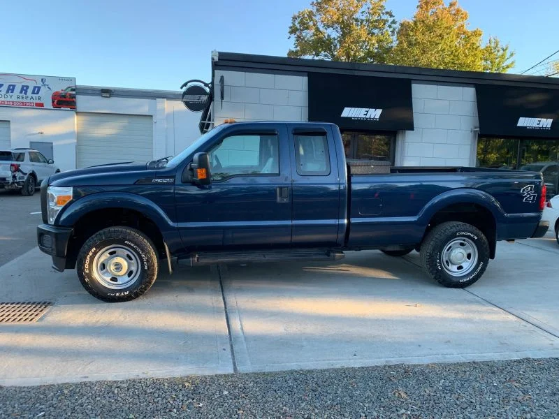 Used 2016 Blue Ford XL Pickup 4D 8 ft image 4