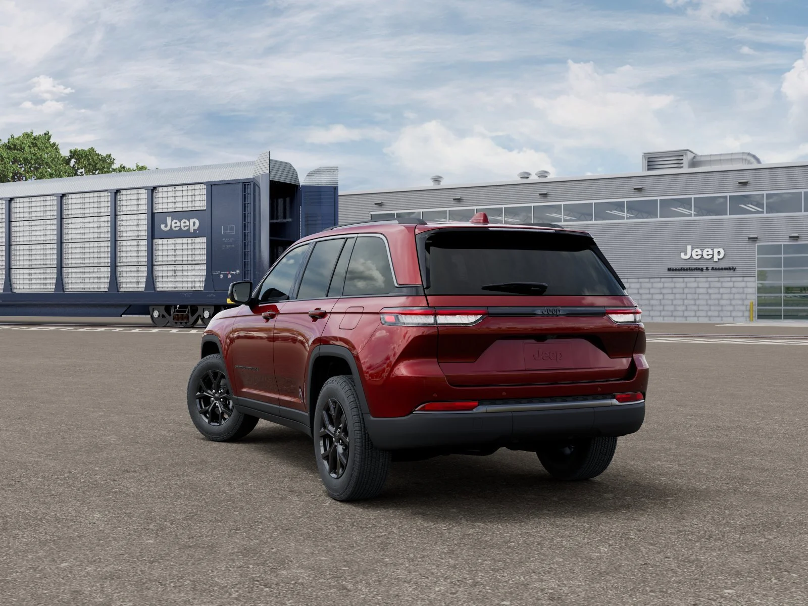 New 2026 Velvet Red Pearlcoat Jeep Altitude image 3