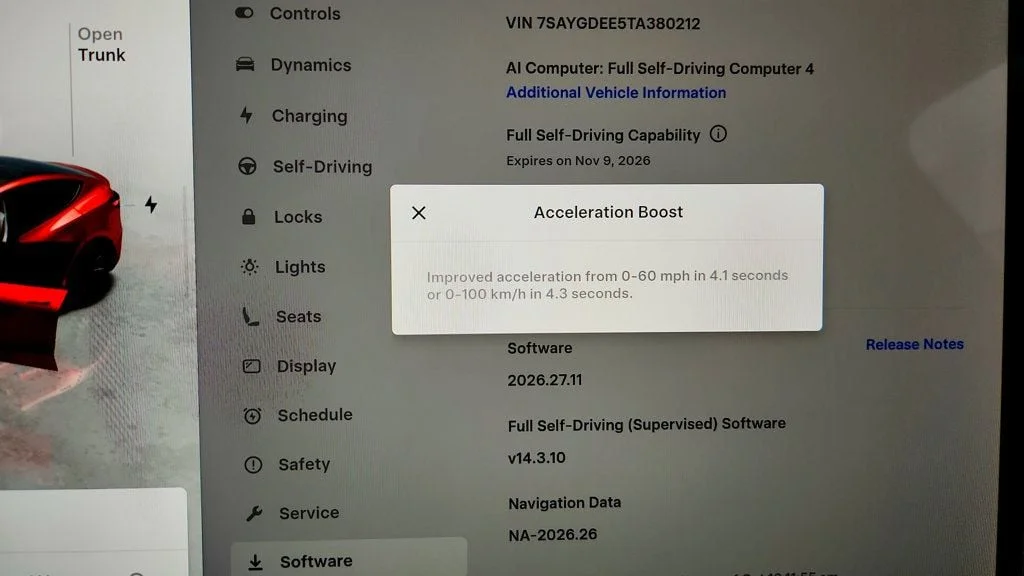 Used 2026 Ultra Red Tesla AWD image 17