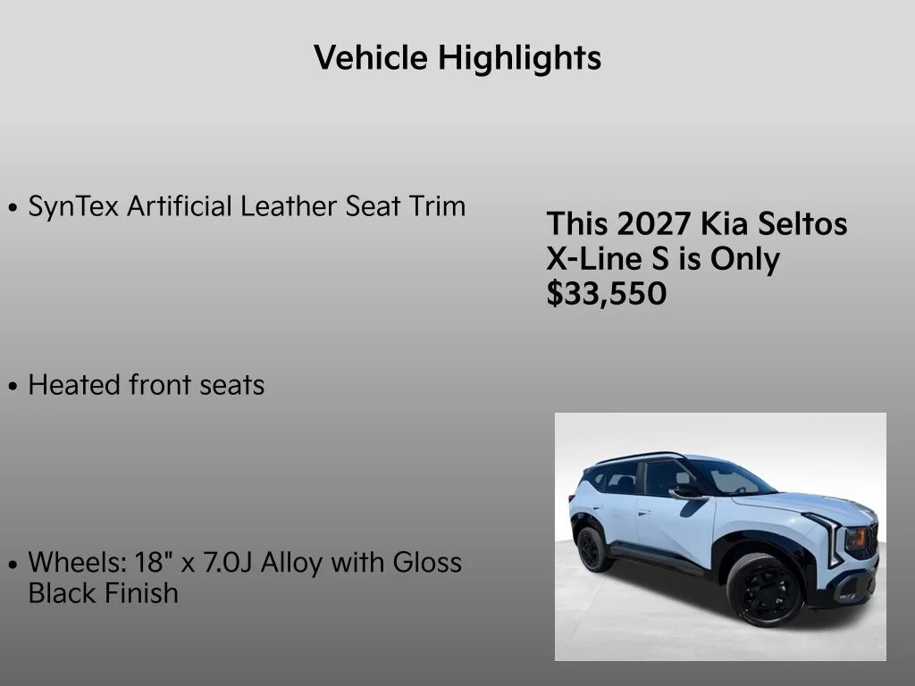 New 2027 Pale Gray Kia X-Line S image 34