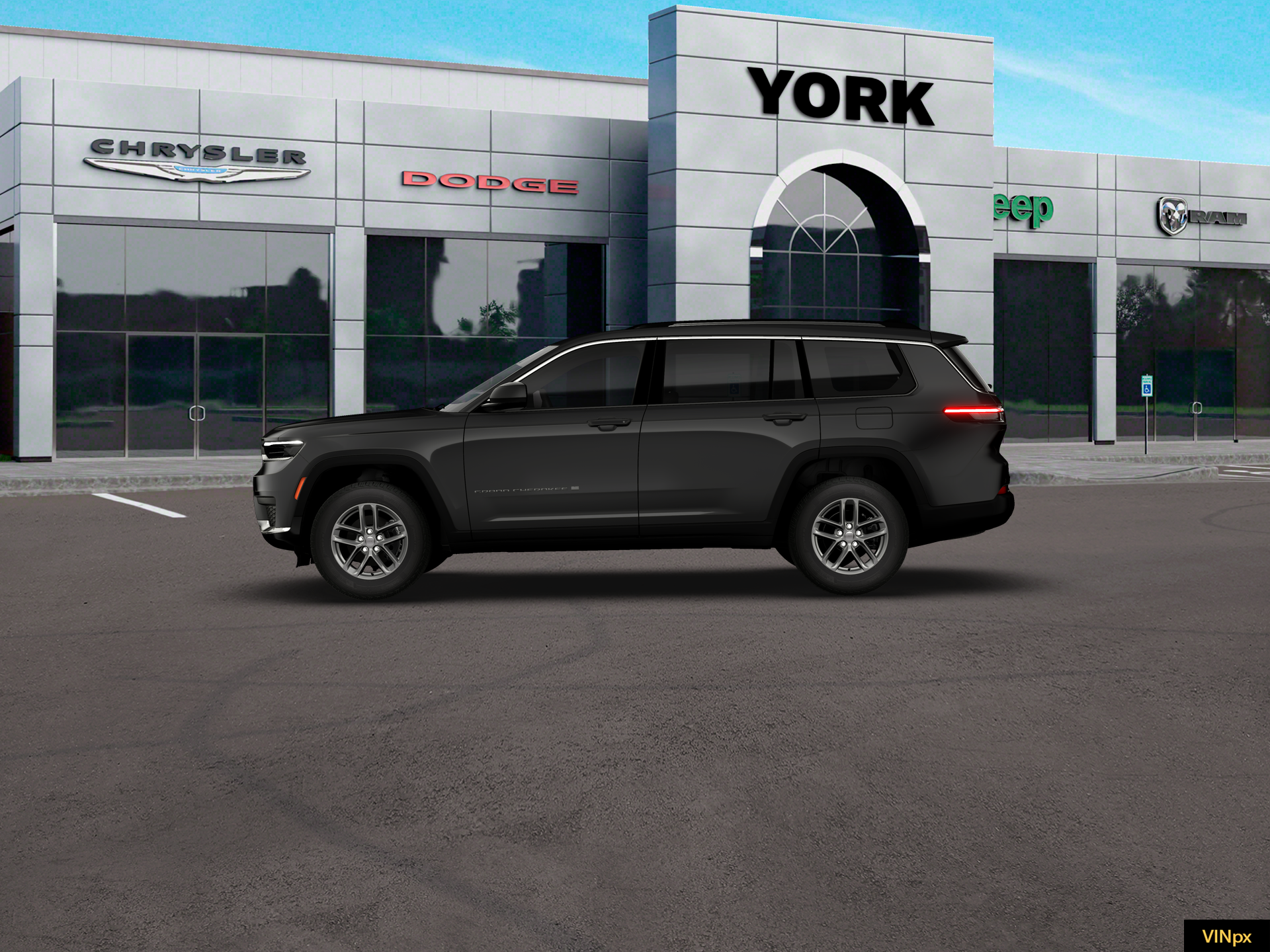 New 2026 Baltic Gray Metallic Clear-Coat Exterior Paint Jeep Laredo X image 15