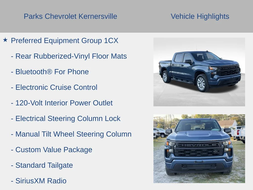 Used 2024 Lakeshore Blue Metallic Chevrolet Custom image 16