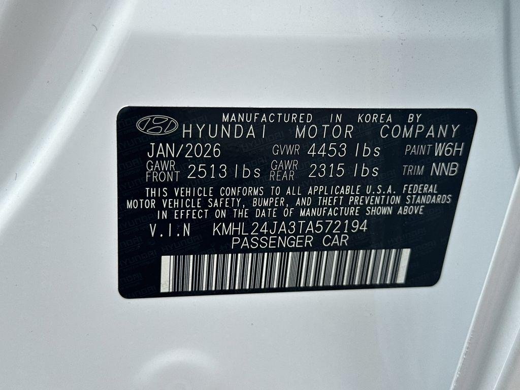 New 2026 Serenity White Hyundai SE image 25