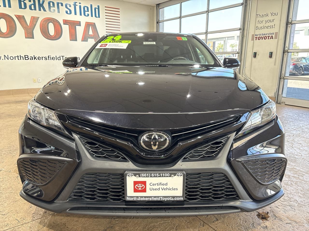 Certified Used 2024 Midnight Black Metallic Toyota SE image 5