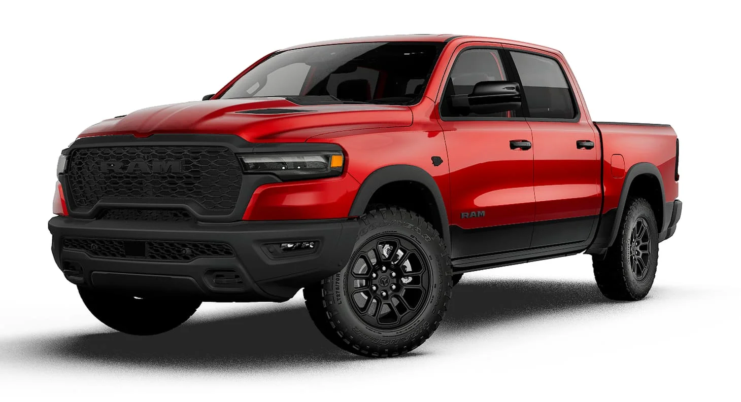 New 2027 Molten Red Pearl-Coat Exterior Paint RAM REBEL image 1