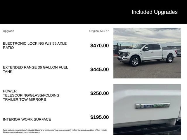 Used 2022 White Ford Lariat image 11