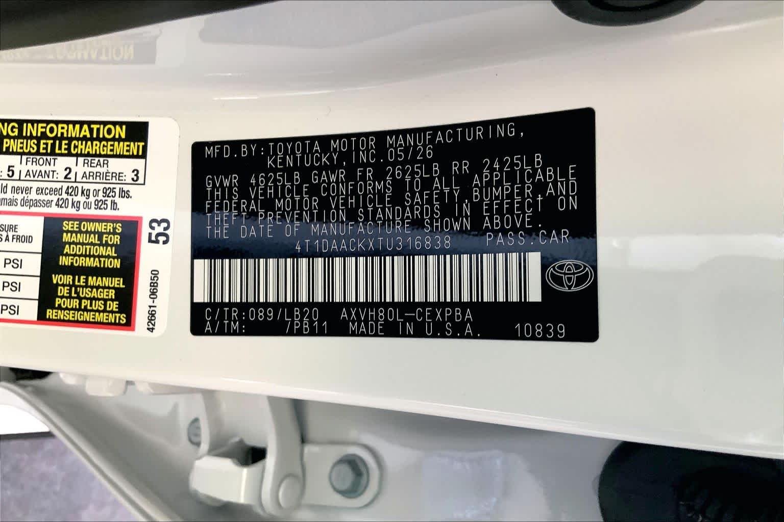 New 2026 Wind Chill Pearl Toyota XSE image 21