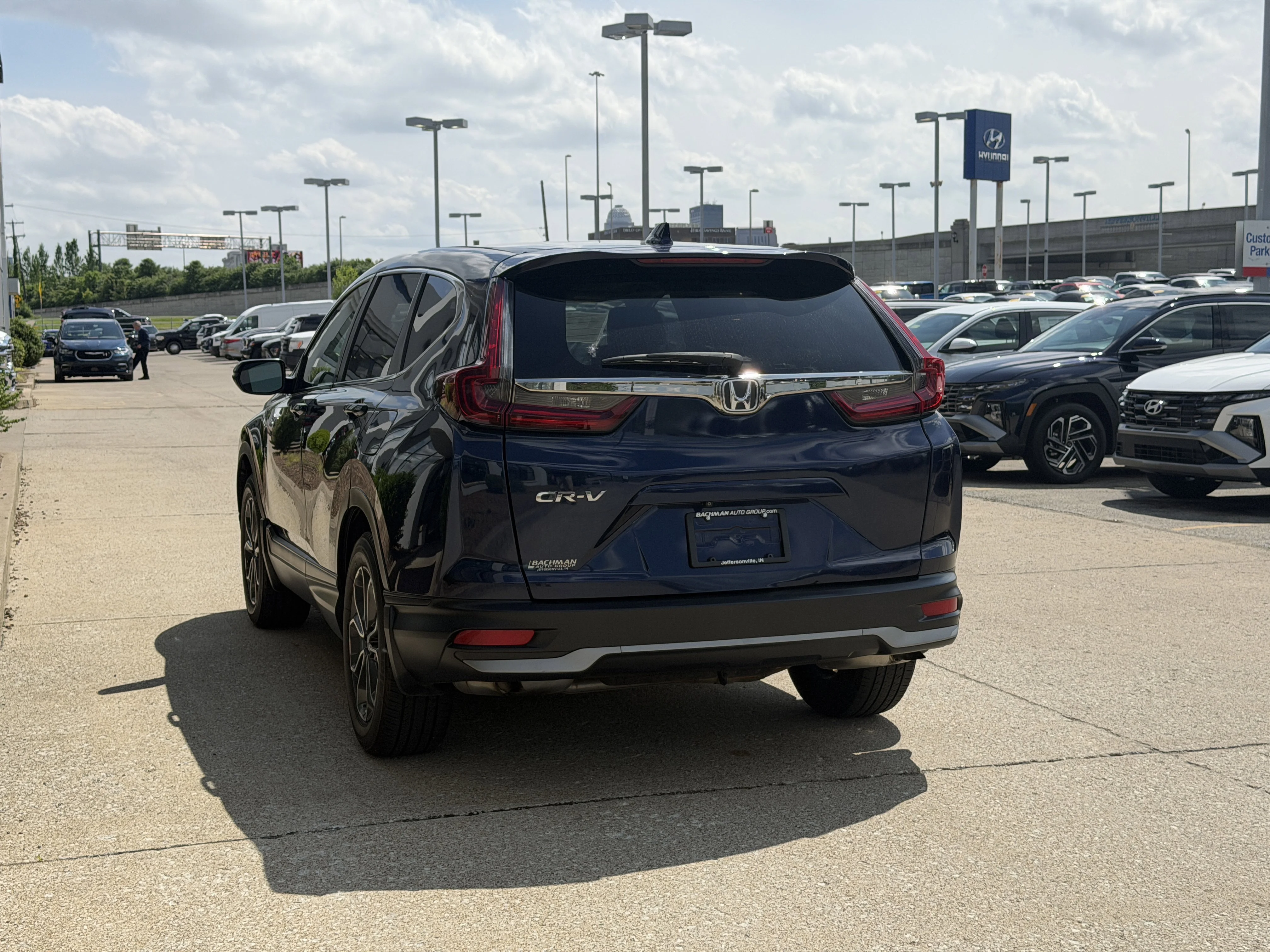 Used 2020 Aegean Blue Metallic Honda EX image 7