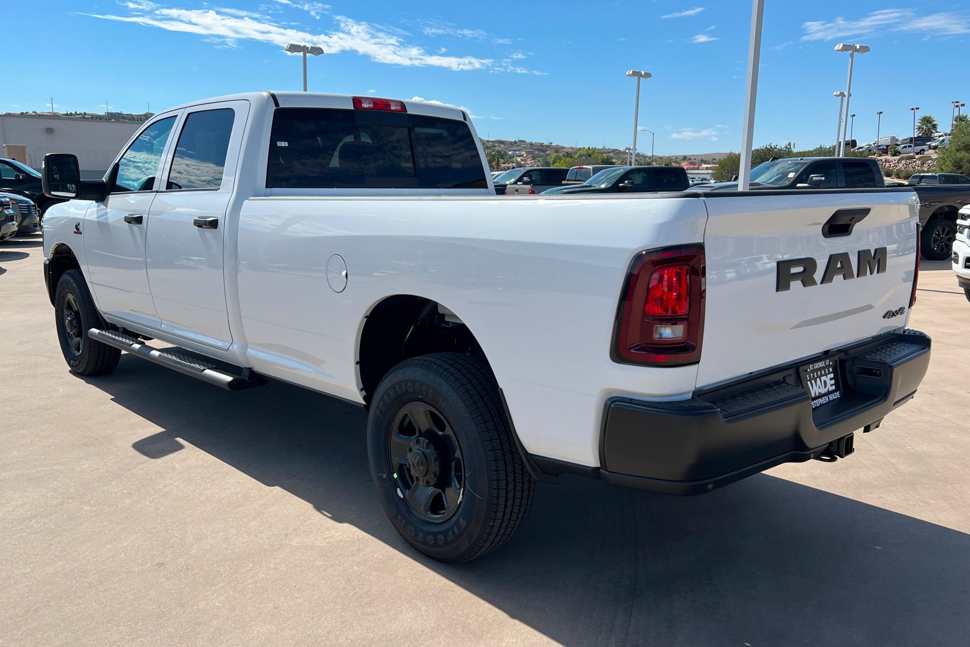 New 2027 Bright White Clear-Coat Exterior Paint RAM Tradesman image 3
