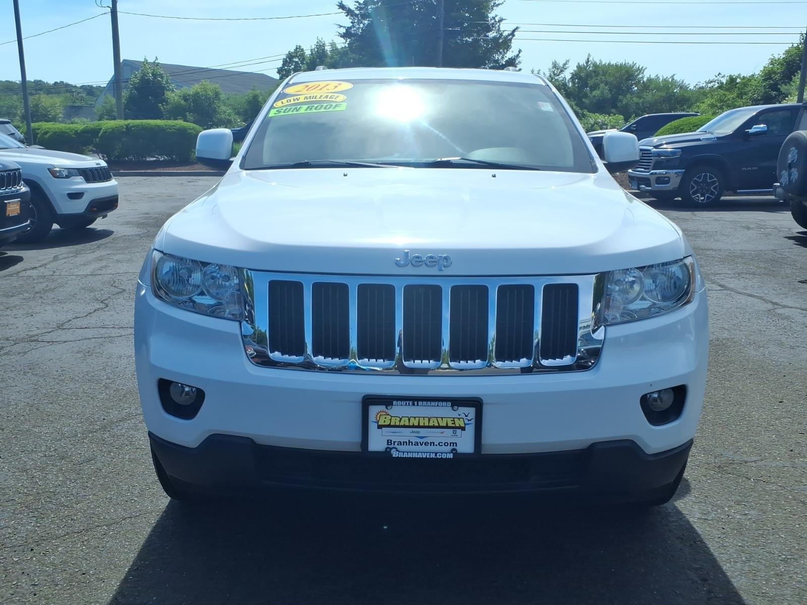 Certified 2013 Jeep Grand Cherokee Laredo with VIN 1C4RJFAG0DC537412 for sale in Branford, CT